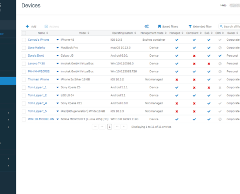 Sophos Screenshot